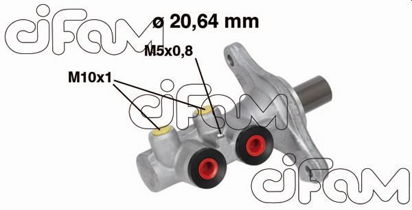 Pagrindinis cilindras, stabdžiai CIFAM 202-682