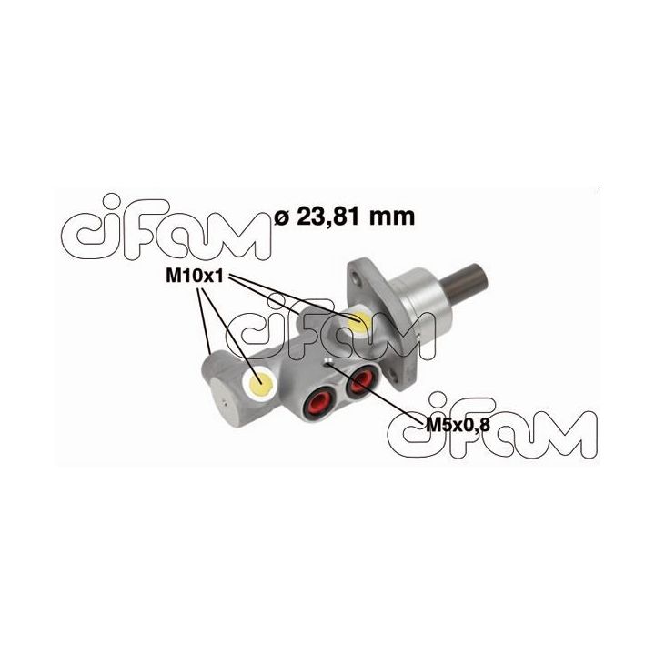 Pagrindinis cilindras, stabdžiai CIFAM 202-704