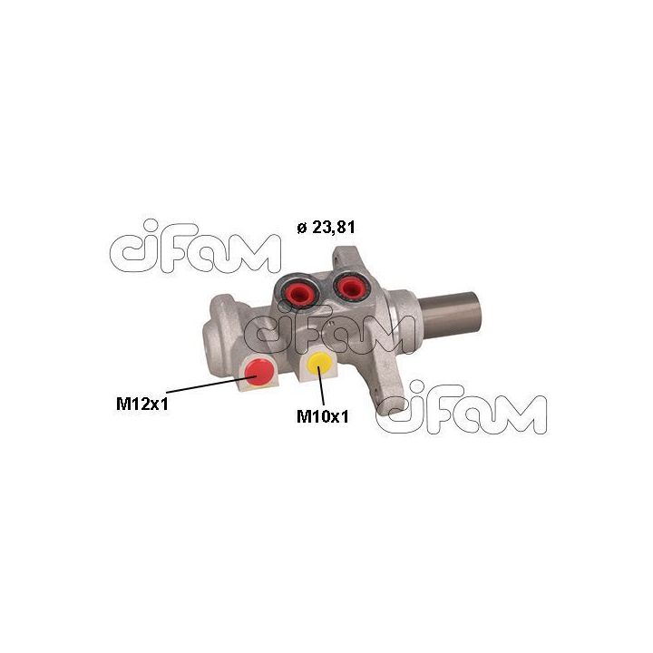 Pagrindinis cilindras, stabdžiai CIFAM 202-706