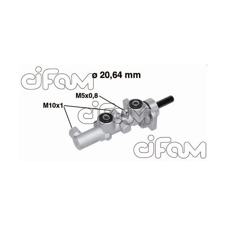 Pagrindinis cilindras, stabdžiai CIFAM 202-734