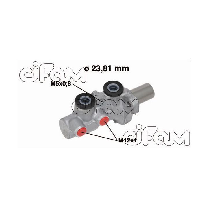 Pagrindinis cilindras, stabdžiai CIFAM 202-746