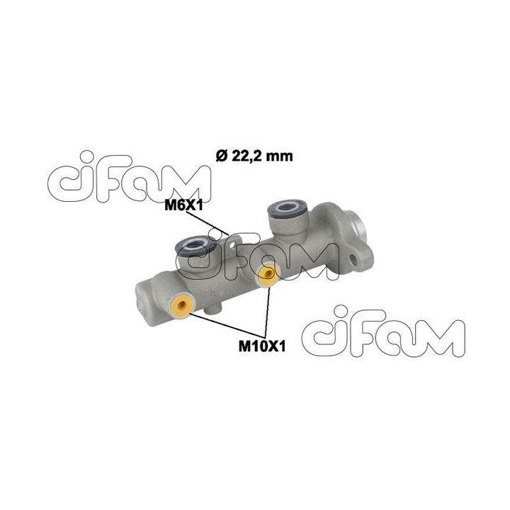Pagrindinis cilindras, stabdžiai CIFAM 202-763