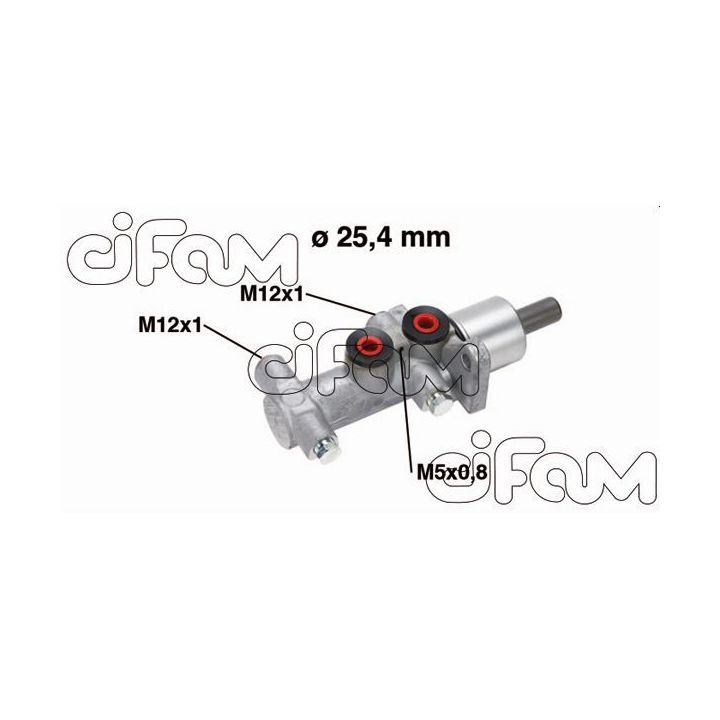 Pagrindinis cilindras, stabdžiai CIFAM 202-767
