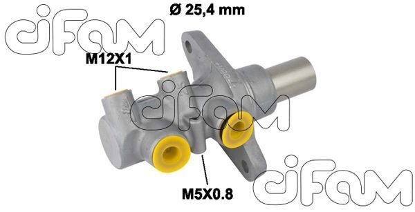 Pagrindinis cilindras, stabdžiai CIFAM 202-826