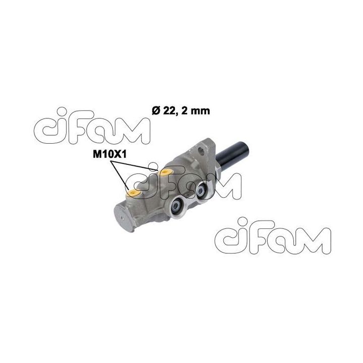 Pagrindinis cilindras, stabdžiai CIFAM 202-830