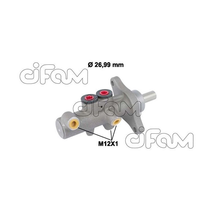 Pagrindinis cilindras, stabdžiai CIFAM 202-832