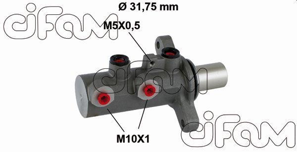 Pagrindinis cilindras, stabdžiai CIFAM 202-870
