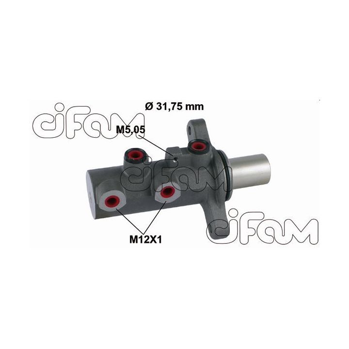 Pagrindinis cilindras, stabdžiai CIFAM 202-871