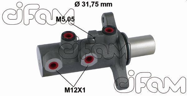 Pagrindinis cilindras, stabdžiai CIFAM 202-871