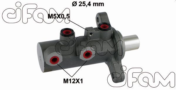 Pagrindinis cilindras, stabdžiai CIFAM 202-872