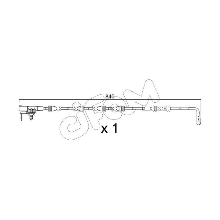 įspėjimo kontaktas, stabdžių trinkelių susidėvėjimas CIFAM SU.383