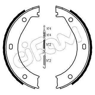 Stabdžių trinkelių komplektas, stovėjimo stabdis CIFAM 153-013K