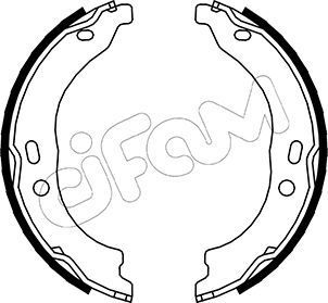 Stabdžių trinkelių komplektas, stovėjimo stabdis CIFAM 153-094