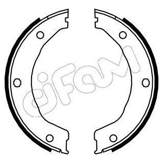 Stabdžių trinkelių komplektas, stovėjimo stabdis CIFAM 153-145