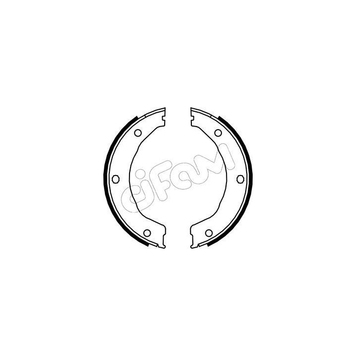 Stabdžių trinkelių komplektas, stovėjimo stabdis CIFAM 153-145