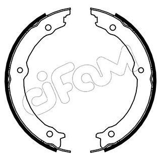 Stabdžių trinkelių komplektas, stovėjimo stabdis CIFAM 153-164