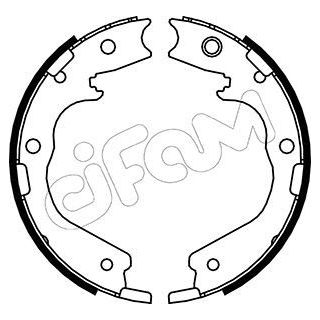 Stabdžių trinkelių komplektas, stovėjimo stabdis CIFAM 153-195