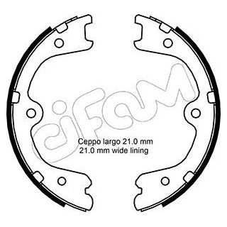 Stabdžių trinkelių komplektas, stovėjimo stabdis CIFAM 153-297
