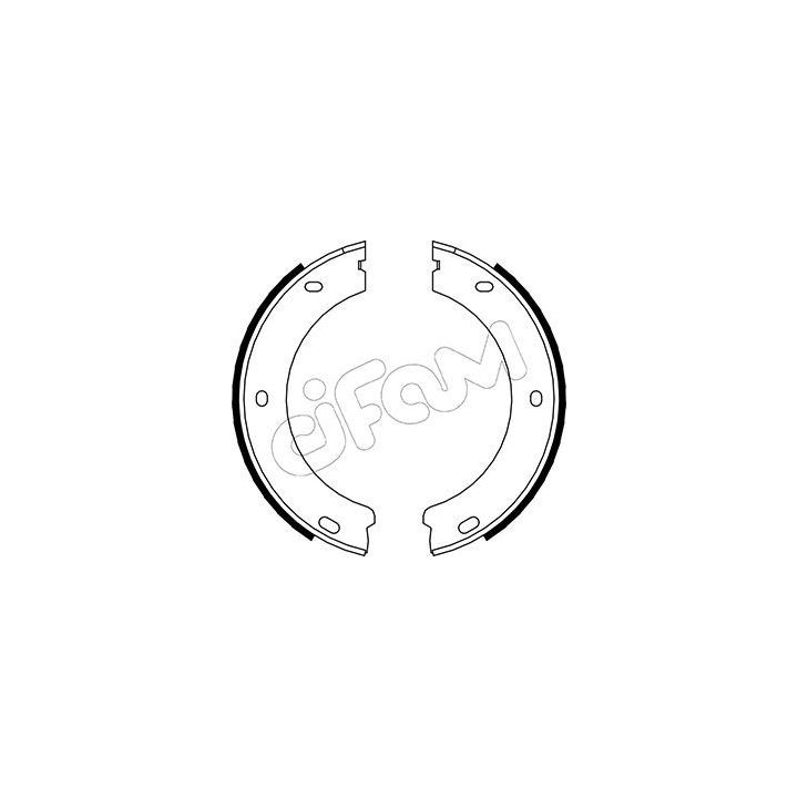 Stabdžių trinkelių komplektas, stovėjimo stabdis CIFAM 153-325