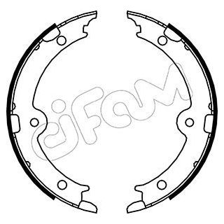Stabdžių trinkelių komplektas, stovėjimo stabdis CIFAM 153-449