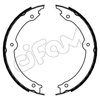 Stabdžių trinkelių komplektas, stovėjimo stabdis CIFAM 153-451