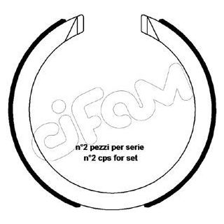 Stabdžių trinkelių komplektas, stovėjimo stabdis CIFAM 153-483