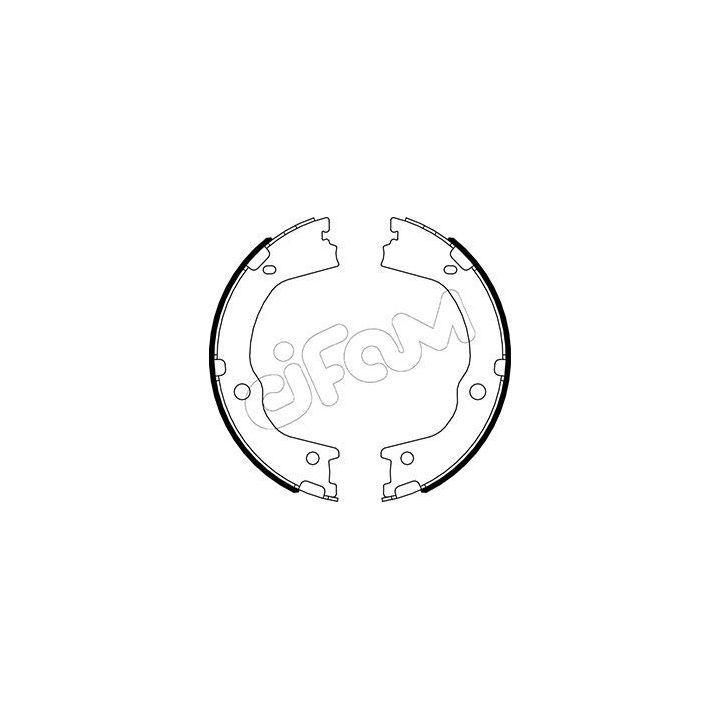 Stabdžių trinkelių komplektas, stovėjimo stabdis CIFAM 153-498