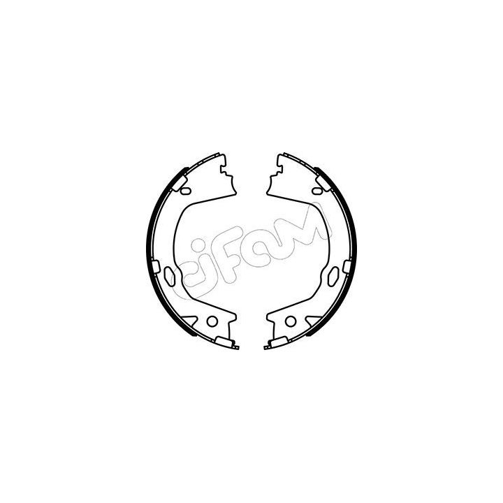 Stabdžių trinkelių komplektas, stovėjimo stabdis CIFAM 153-499