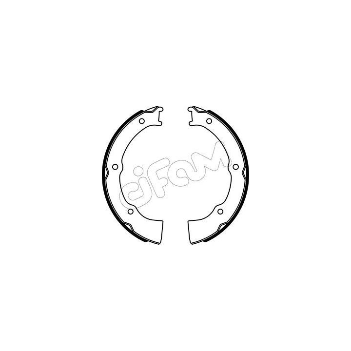 Stabdžių trinkelių komplektas, stovėjimo stabdis CIFAM 153-500