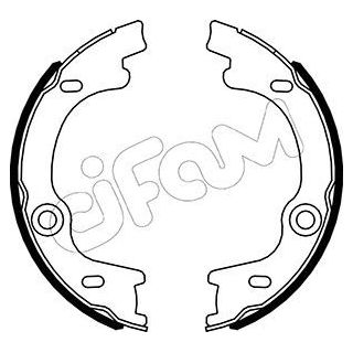 Stabdžių trinkelių komplektas, stovėjimo stabdis CIFAM 153-505