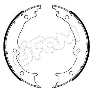 Stabdžių trinkelių komplektas, stovėjimo stabdis CIFAM 153-541
