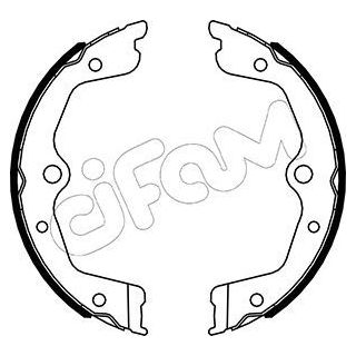 Stabdžių trinkelių komplektas, stovėjimo stabdis CIFAM 153-583