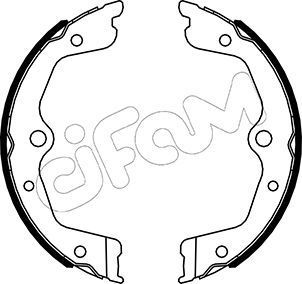 Stabdžių trinkelių komplektas, stovėjimo stabdis CIFAM 153-583