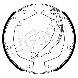 Stabdžių trinkelių komplektas, stovėjimo stabdis CIFAM 153-585