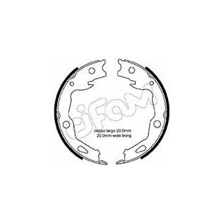 Stabdžių trinkelių komplektas, stovėjimo stabdis CIFAM 153-666