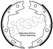 Stabdžių trinkelių komplektas, stovėjimo stabdis CIFAM 153-666