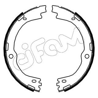 Stabdžių trinkelių komplektas, stovėjimo stabdis CIFAM 153-682