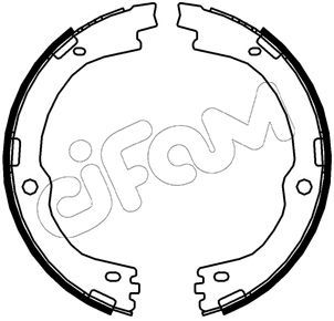 Stabdžių trinkelių komplektas, stovėjimo stabdis CIFAM 153-682