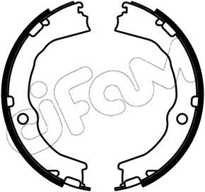 Stabdžių trinkelių komplektas, stovėjimo stabdis CIFAM 153-685