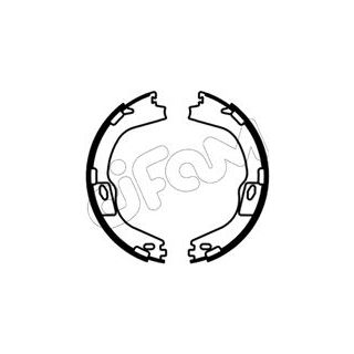 Stabdžių trinkelių komplektas, stovėjimo stabdis CIFAM 153-686