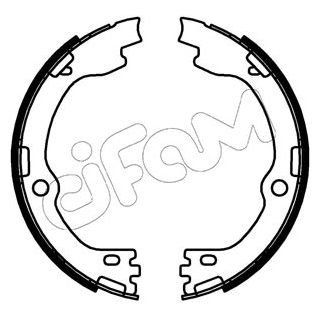 Stabdžių trinkelių komplektas, stovėjimo stabdis CIFAM 153-738