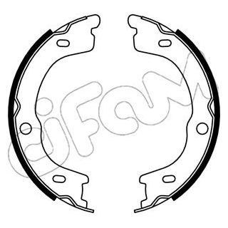 Stabdžių trinkelių komplektas, stovėjimo stabdis CIFAM 153-740