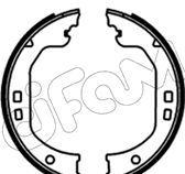 Stabdžių trinkelių komplektas, stovėjimo stabdis CIFAM 153-742