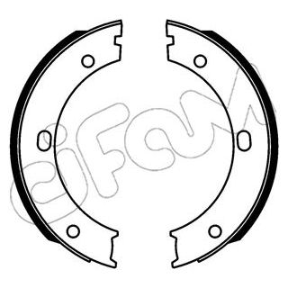 Stabdžių trinkelių komplektas, stovėjimo stabdis CIFAM 153-746