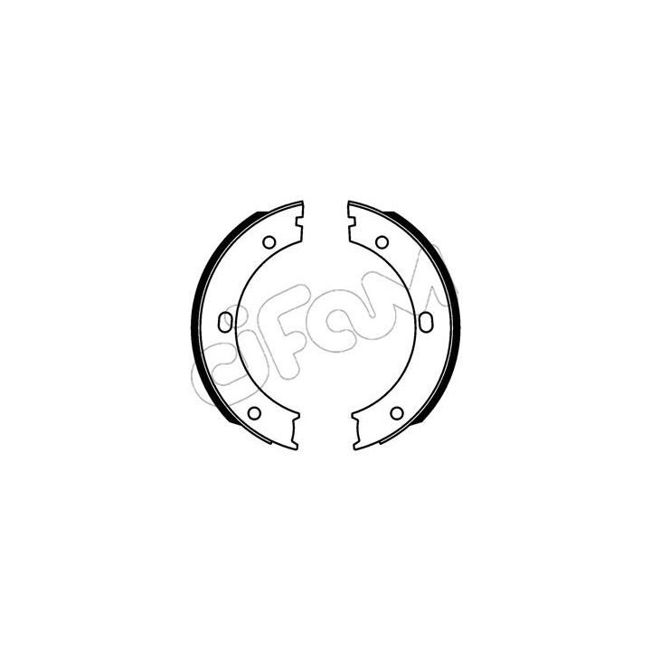 Stabdžių trinkelių komplektas, stovėjimo stabdis CIFAM 153-746