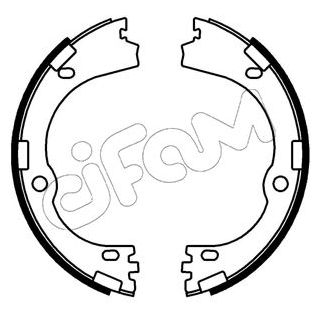 Stabdžių trinkelių komplektas, stovėjimo stabdis CIFAM 153-752