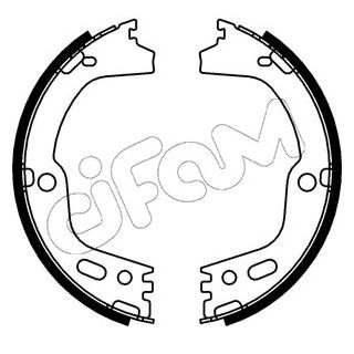 Stabdžių trinkelių komplektas, stovėjimo stabdis CIFAM 153-756