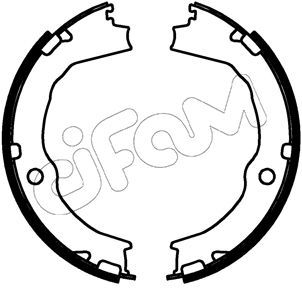 Stabdžių trinkelių komplektas, stovėjimo stabdis CIFAM 153-767