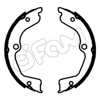 Stabdžių trinkelių komplektas, stovėjimo stabdis CIFAM 153-769