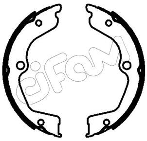 Stabdžių trinkelių komplektas, stovėjimo stabdis CIFAM 153-769